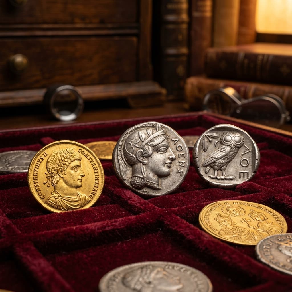 Coins, medals, and currency