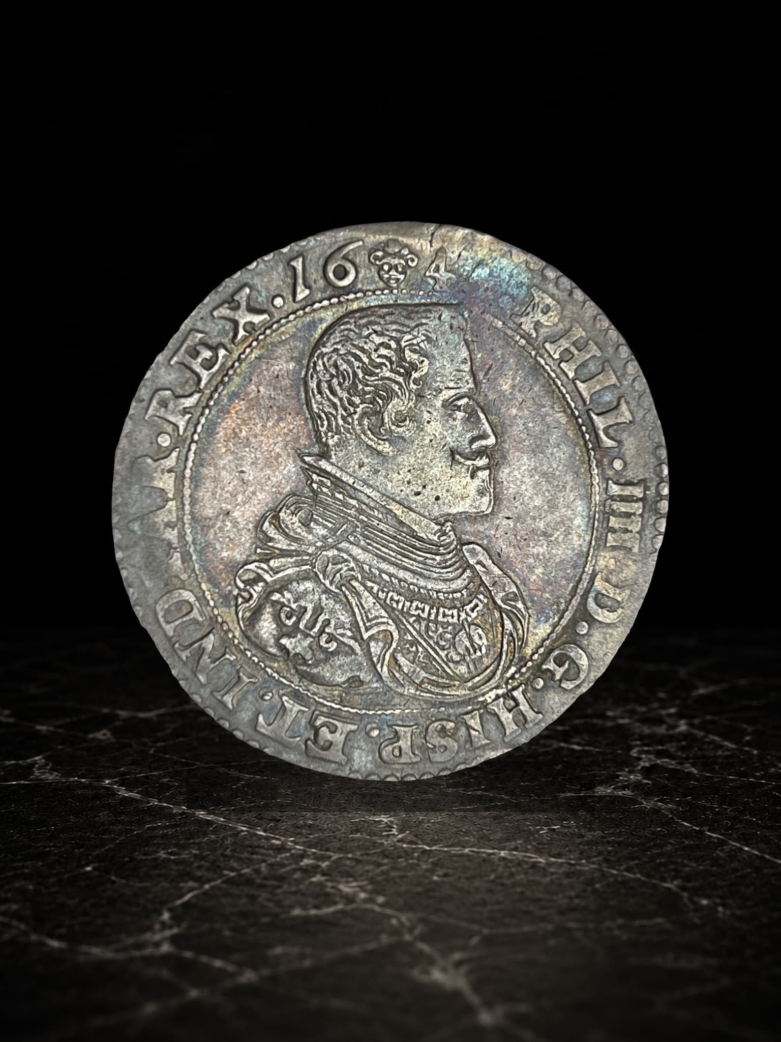 Ducaton-Philip IV Brussels Mint 1644 Silver