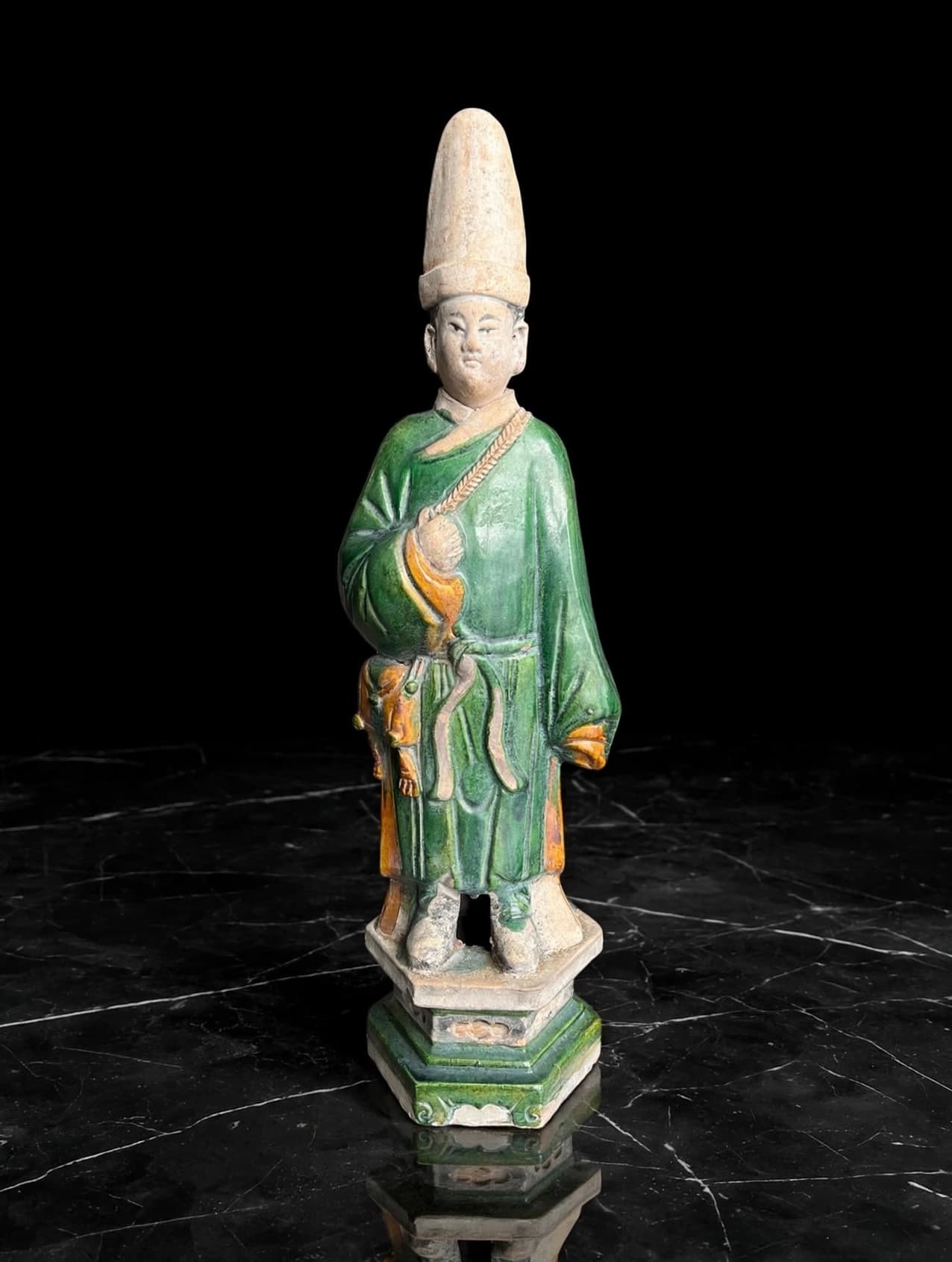 Sancai Dignatary Attendant 55 cm tall