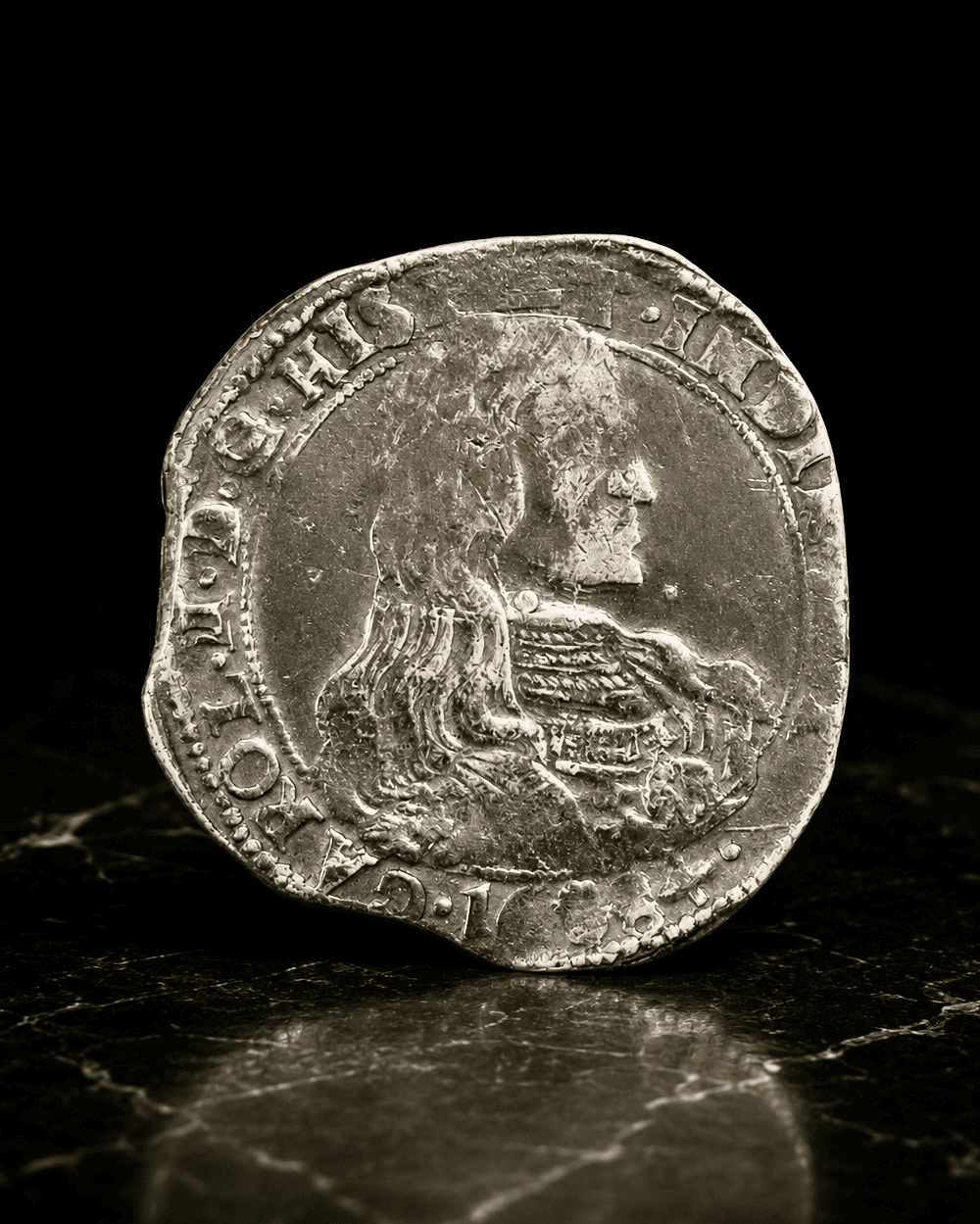Ducaton-Charles II Antwerpen Mint 1684 Silver
