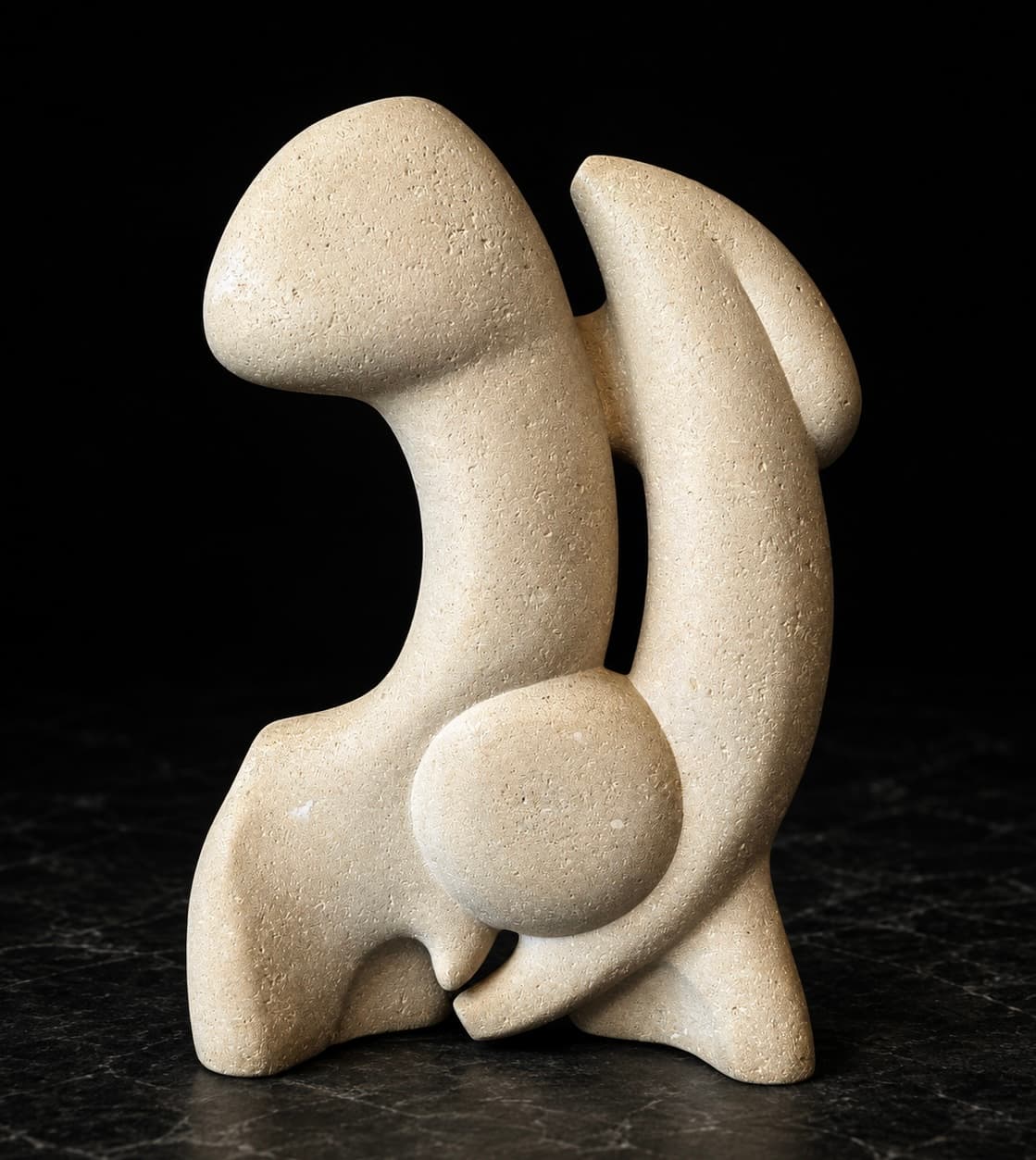 Hugo Van der Vekens (Belgian, born 1933) – Untitled Abstract Figural Composition, 1975